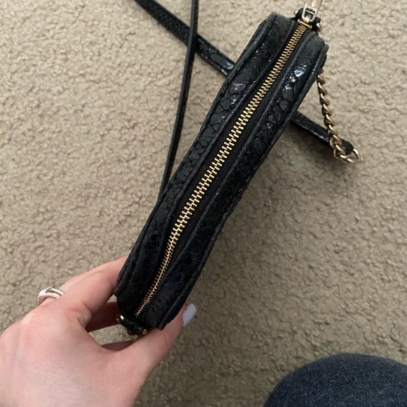 Michael Kors Black Python Crossbody - Picture 4 of 8